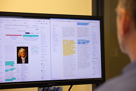 Mako Hill reviews edits to a peer-produced website.