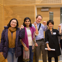 Four members of the Harry Bridges Center for Labor Studies
