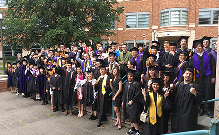 Graduation 2019: Physics degree recipients.