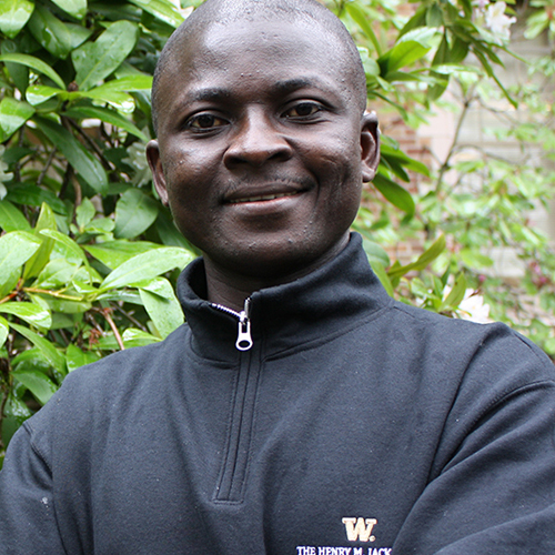 Francis Abugbilla on campus