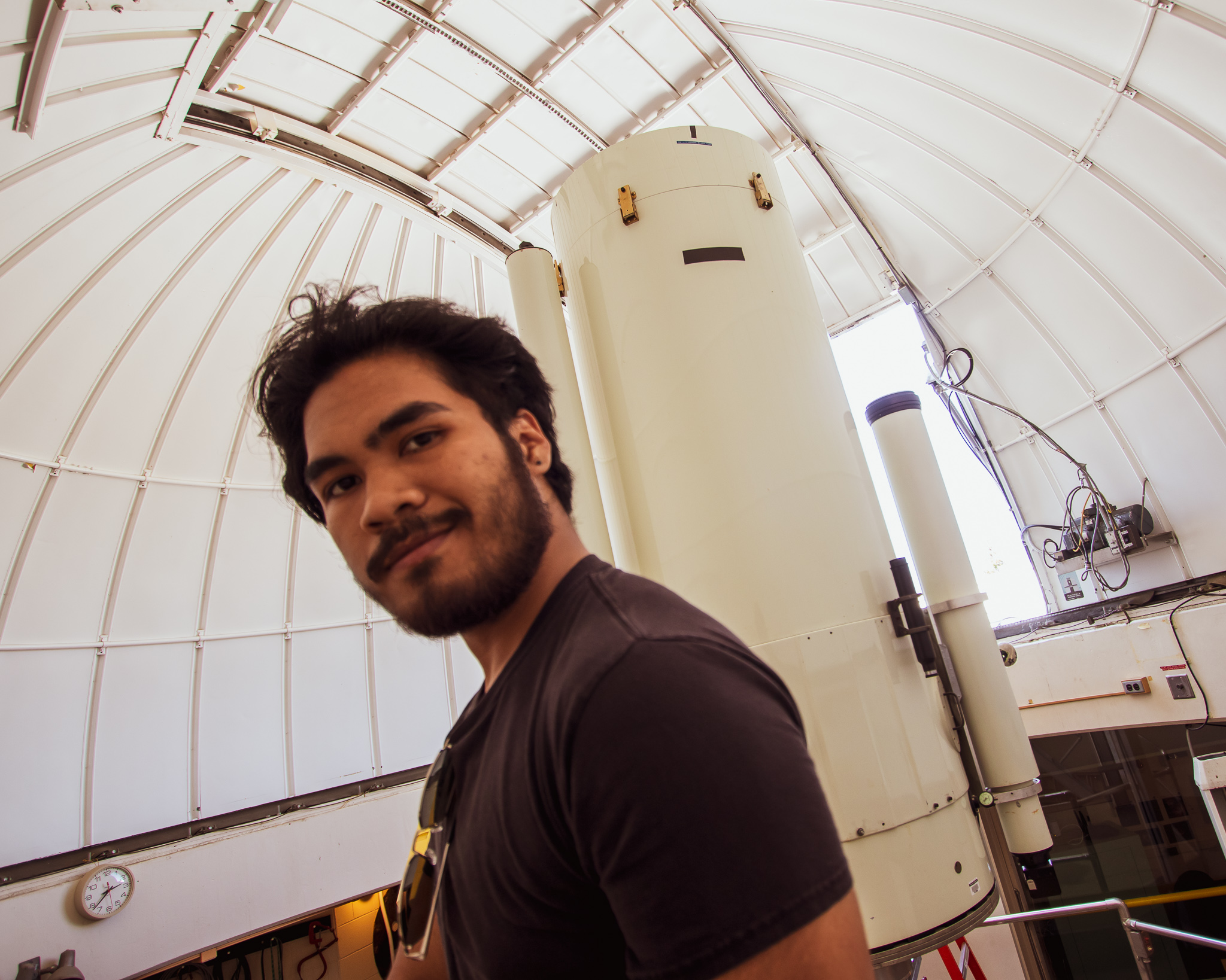 Zakkir Rahman at the Manastash Ridge Observatory