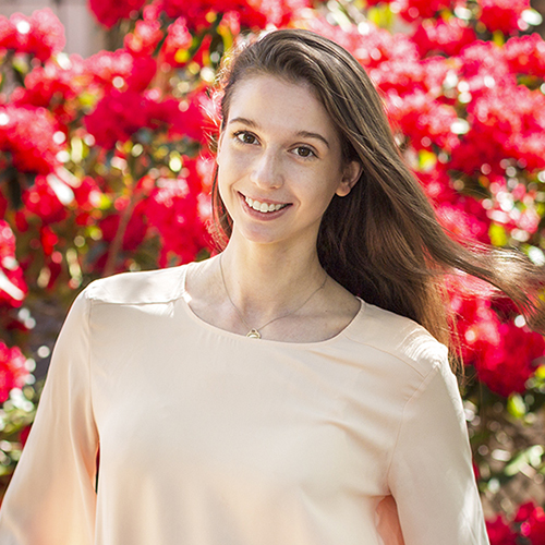 Maria Bogomolova on campus