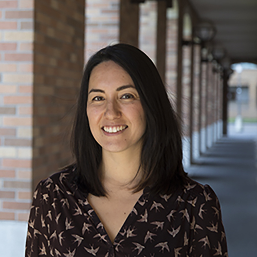 Tabitha Kirkland on campus