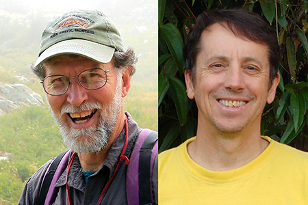 Headshots of Dick Olmstead and David Giblin