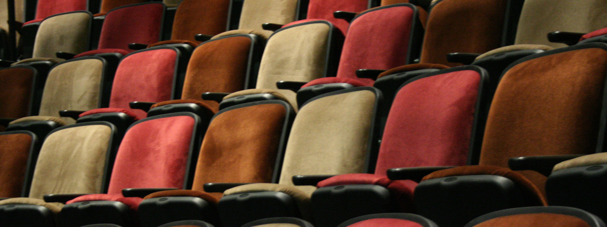 Theater seats in the UW's Jones Playhouse