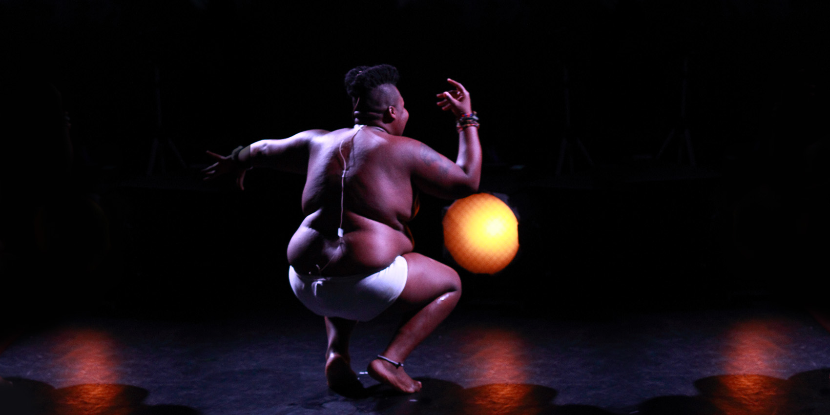 Albert Ibokwe Khoza performing