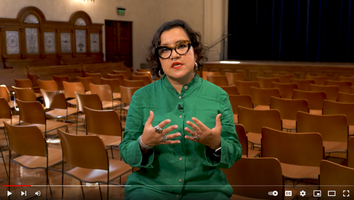 Martha Gonzales speaking in video