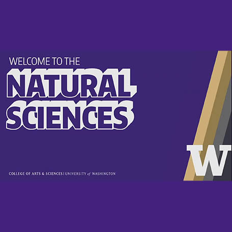 Screenshot of title slide from presentation titled Welcome to the Natural Sciences