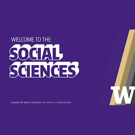 Screenshot of title slide from presentation titled Welcome to the Social Sciences