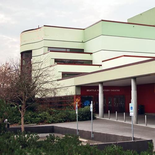 Exterior of the Seattle Rep
