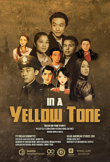Book cover of "In a Yellow Tone."