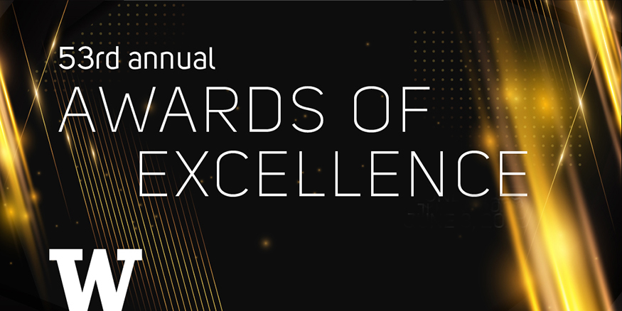 Graphic with the title "Awards of Excellence"