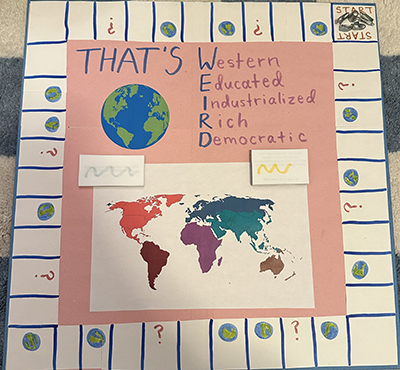 Board game created by UW student Anna Ergeson