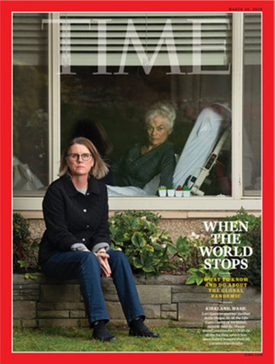 Cover of TIME magazine, with a photo by David Ryder.