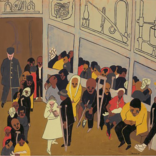 Jacob Lawrence painting