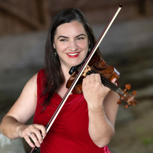 Tekla Cunningham playing violin