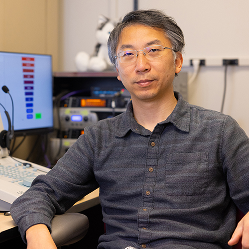 Yi Shen in his UW office.