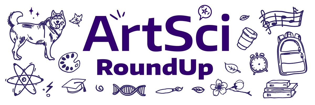ArtSci Roundup purple banner