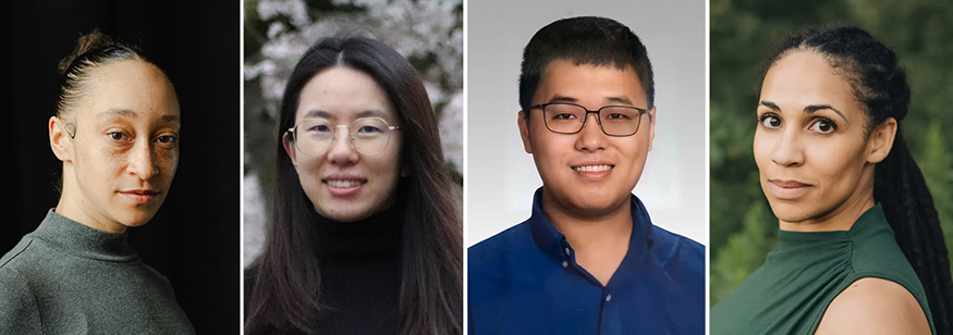 Montage of portraits of 4 UW Arts & Sciences graduate medalists for 2025