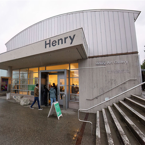 Henry Art Gallery exterior of entrance