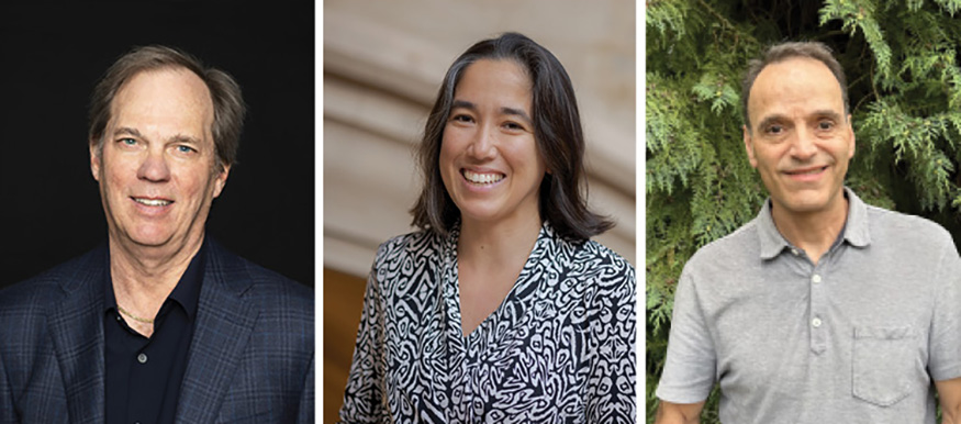 Three faculty headshots
