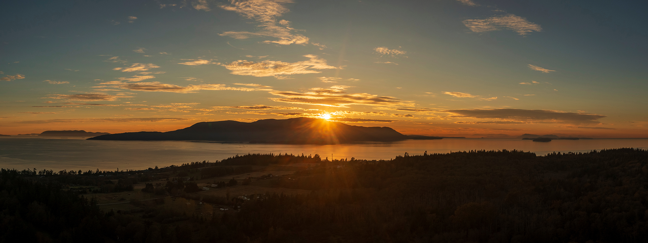 Sunset over the Salish Sea