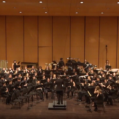 Campus and Concert Bands at Meany Hall (Photo: School of Music)