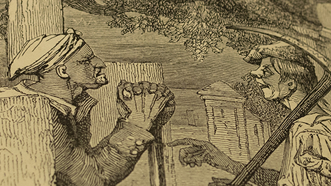 Detail of illustration from a 19th-century Shakespeare volume.