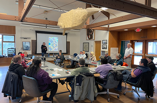 Futurists at a retreat.