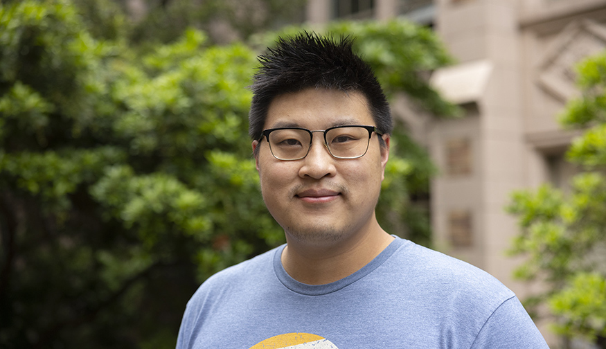 Alexander Hsu on the UW campus