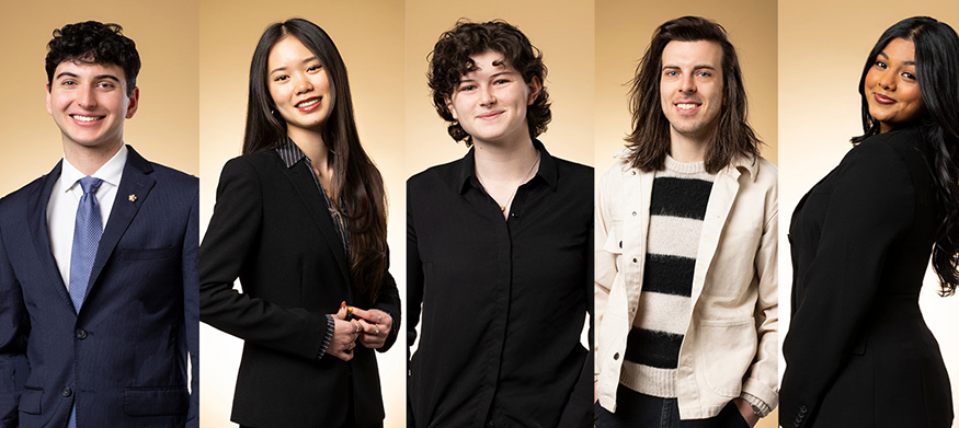 Five students among the many who were among the Husky 100 in 2026. 