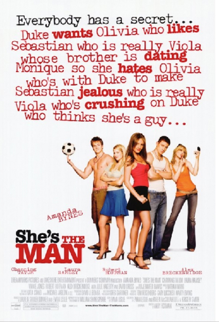 movie poster for She's the Man