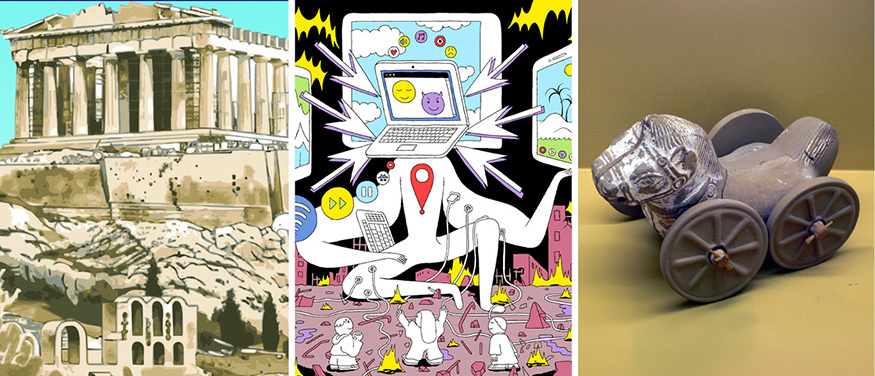 Montage of images related to Cool Courses