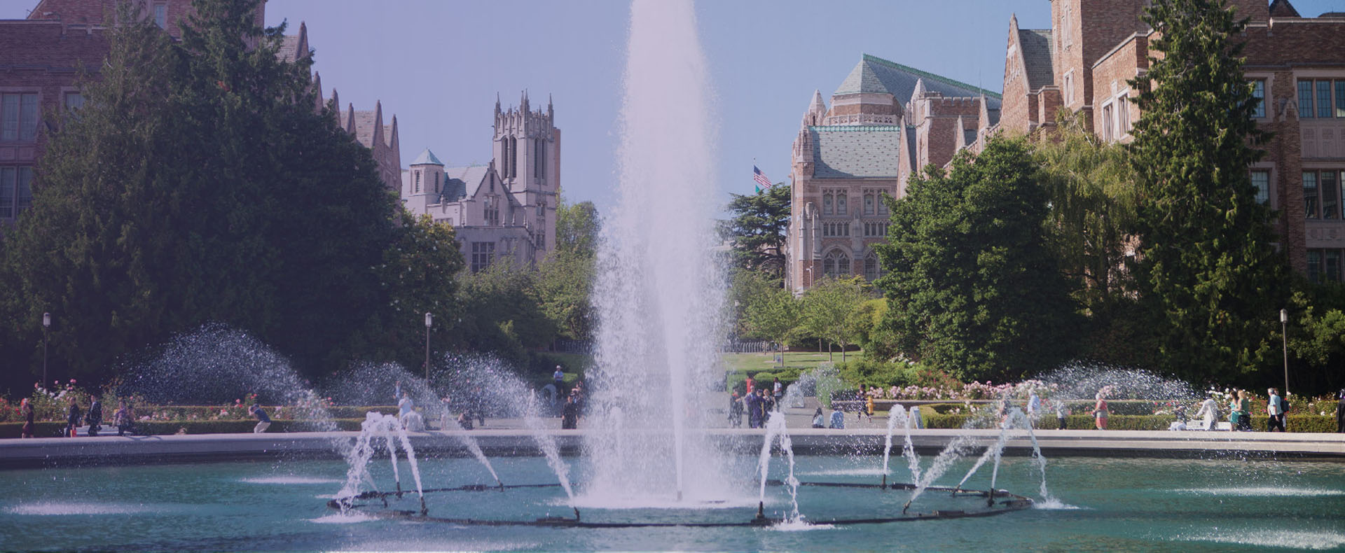 Drumheller Fountain on University of Washington Campus