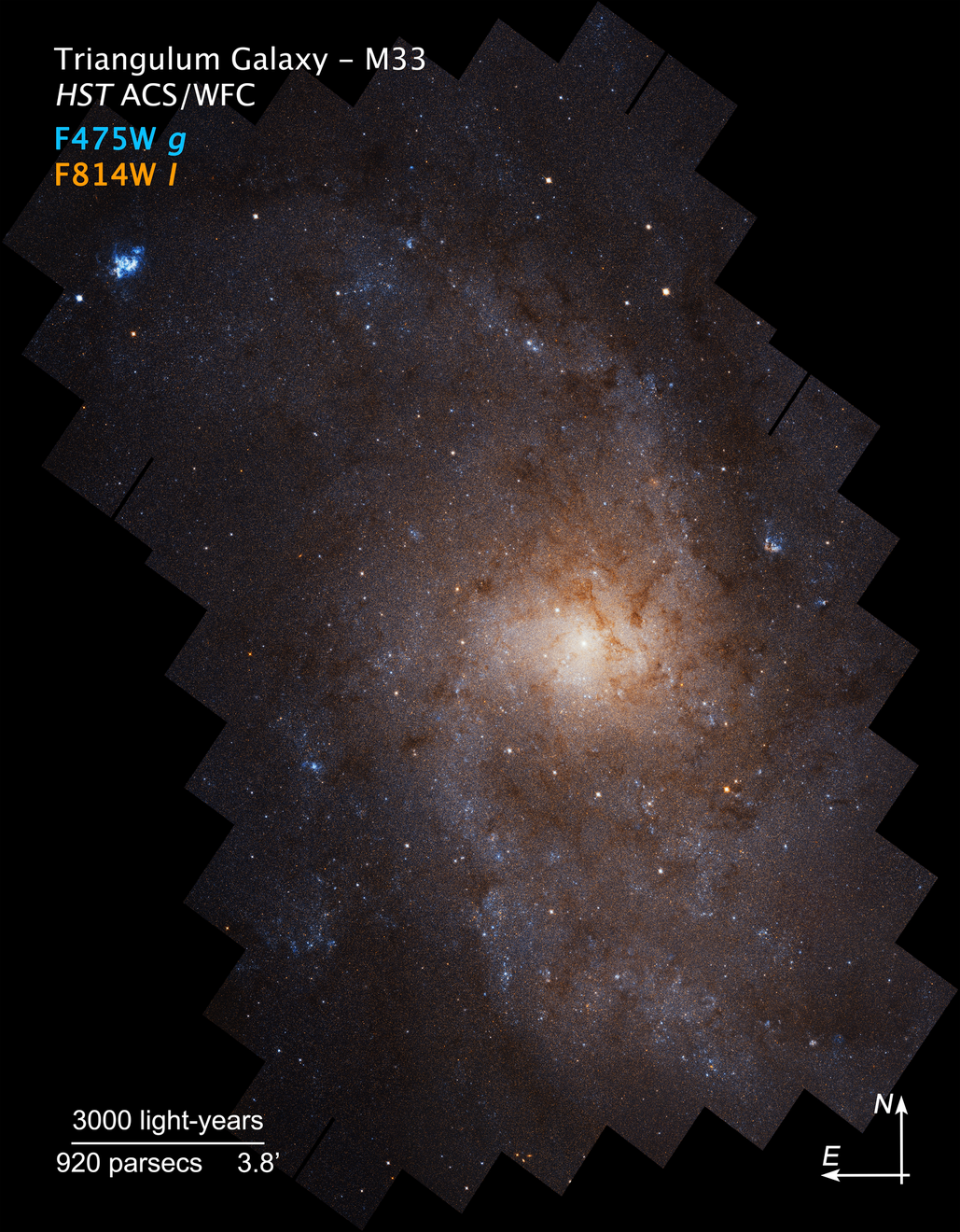 Old and new stars paint very different pictures of the Triangulum galaxy